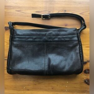 Gabay Vancouver chocolate brown leather crossbody bag